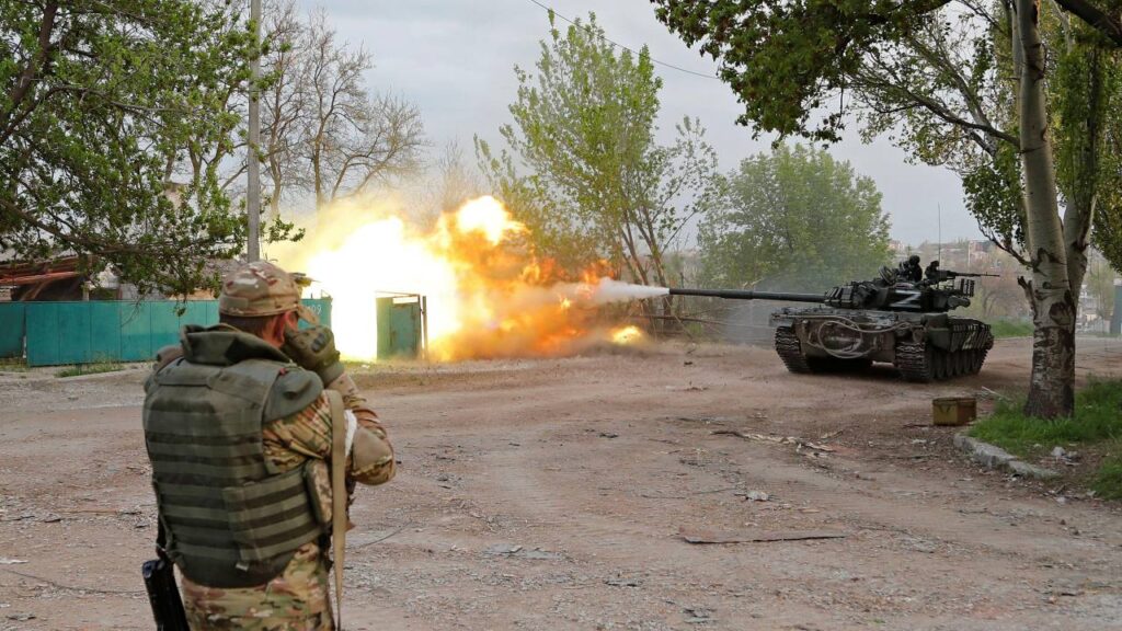 fighting in south-eastern Ukrain1