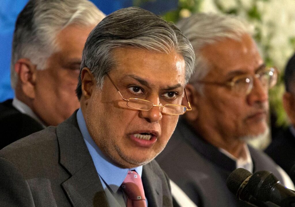 Pic of Pakistan’s Finance Minister Ishaq Dar
