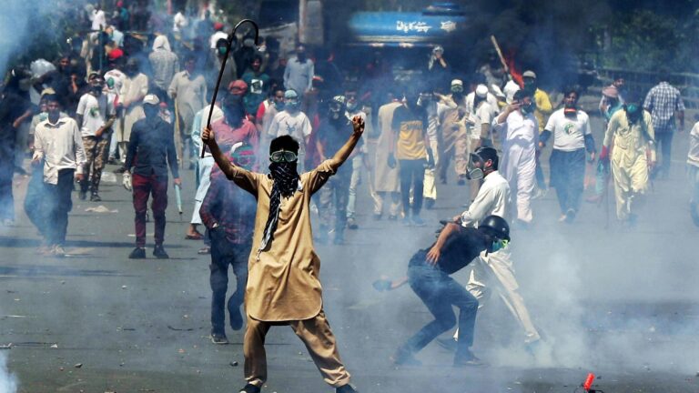 violent clashes in Punjab and Khyber Pakhtunkhwa, following Imran Khan’s arrest