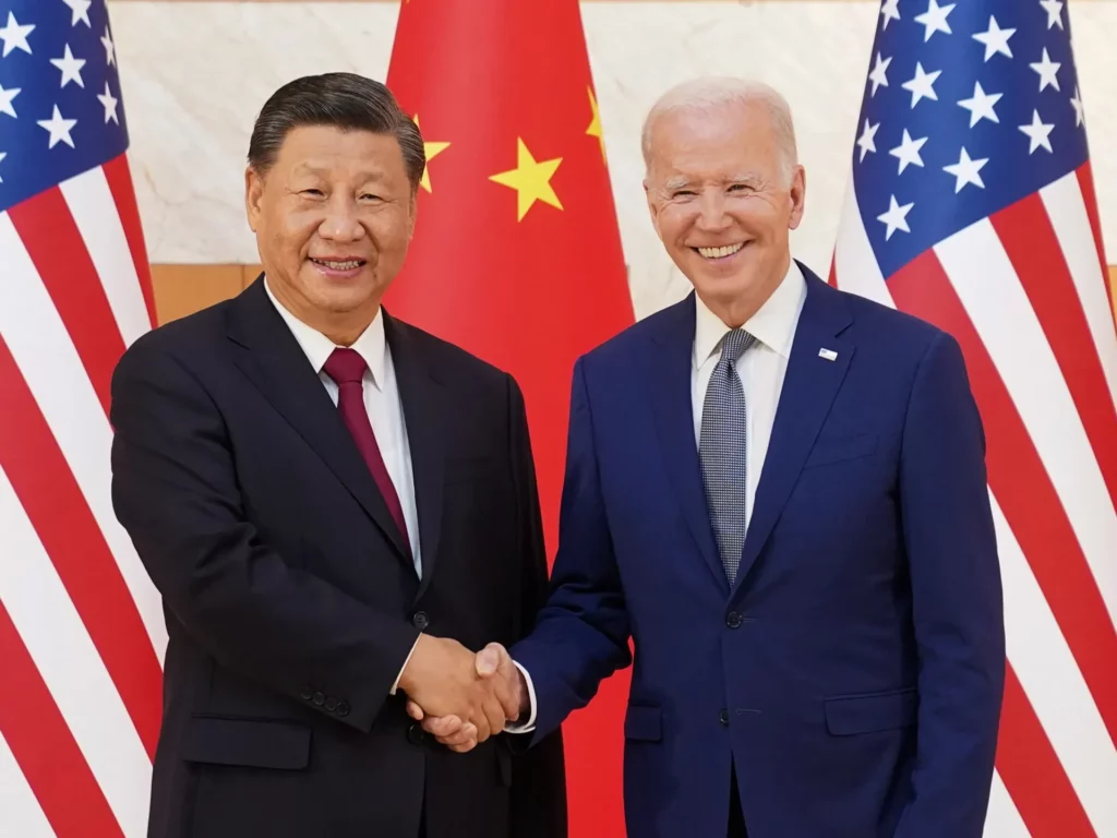 Presidents Xi and Biden at 15 November 2023 summit