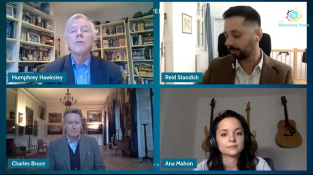 Panellists at TDF’s Dec. 13 discussion, ‘China and Central Asia: A new dependency’