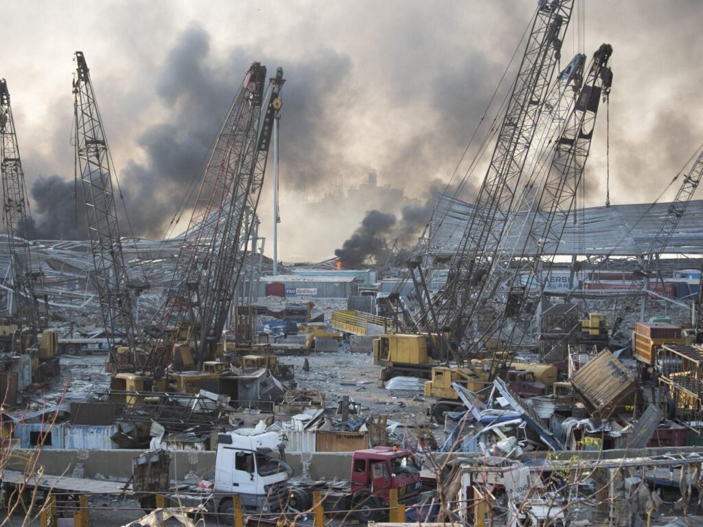 aftermath of page walkie talkie explosions in Lebanon