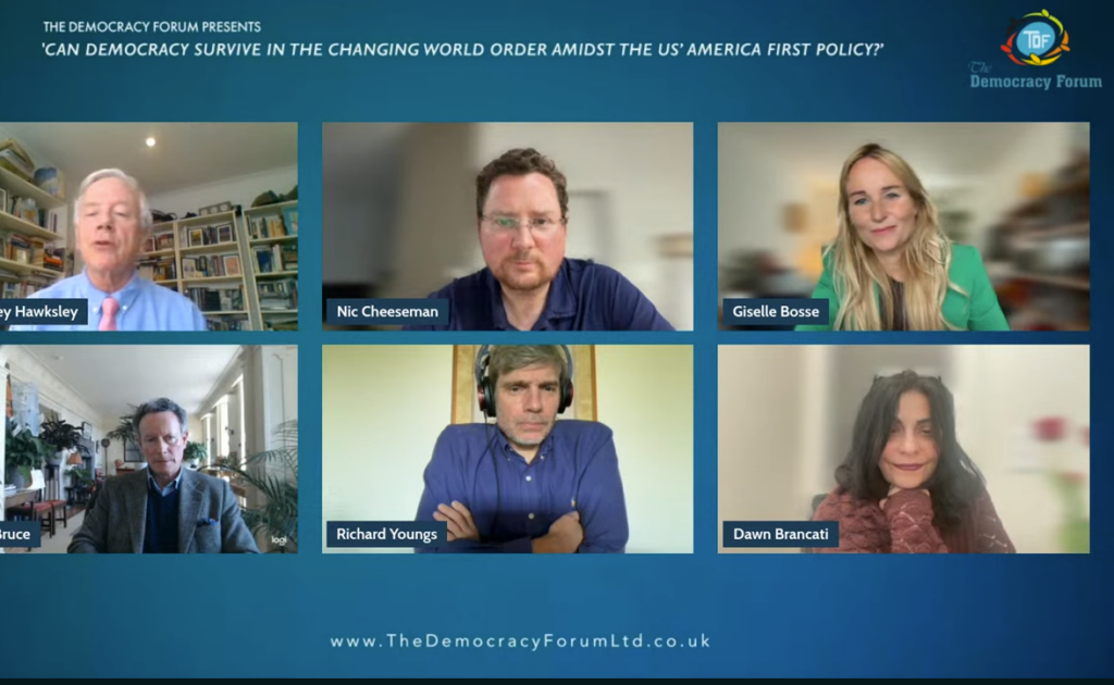 Pic of panellists at TDF’s April 23rd webinar