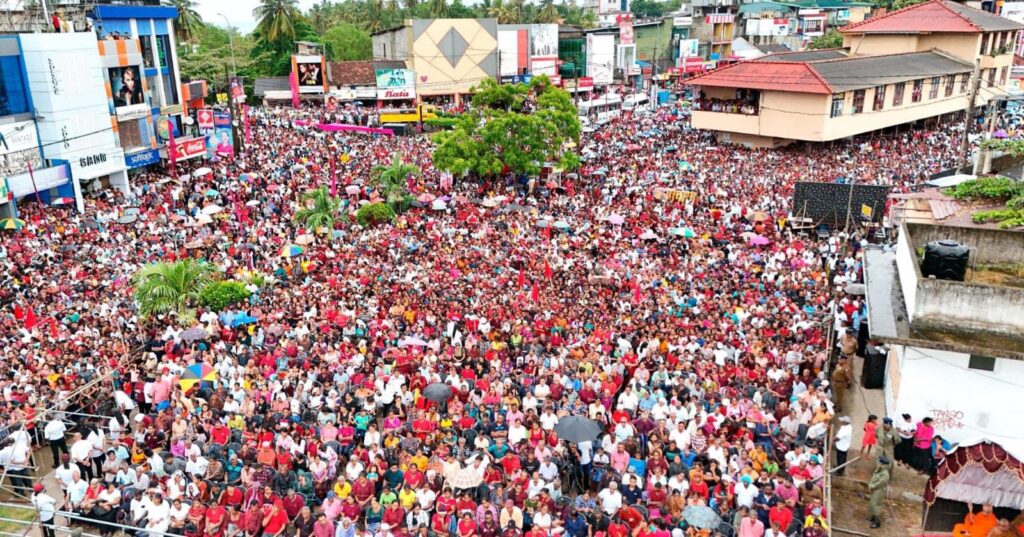 huge crowds at NPP rallies