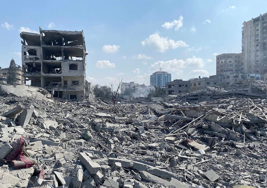 pic of destruction in Gaza