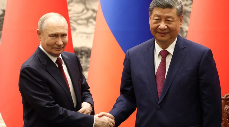 Presidents Xi and Putin during Putin’s May 19-20 state visit to China